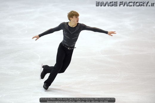 2013-03-02 Milano - World Junior Figure Skating Championships 0662 David Kranjec AUS